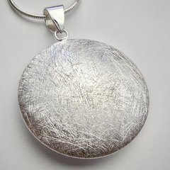 Groes Amulett aus 925er Silber - gecrasht -...