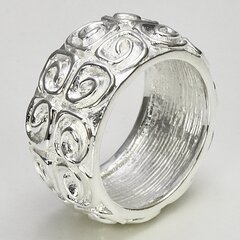 Ring  mit Spiralen aus 925er Silber - 10 mm - Fingerring...
