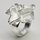 Ring "große Blume" aus massivem 925er Silber - ziselierter Fingerring - Sterlingsilber - Größe 58