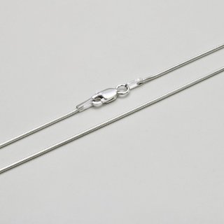 Elegante Schlangenkette 0,95mm aus 925er Silber - Silberkette - Halskette - Sterlingsilber 40cm