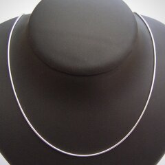 Elegante Schlangenkette 1,2mm aus 925er Silber - Silberkette - Halskette - Sterlingsilber 38cm
