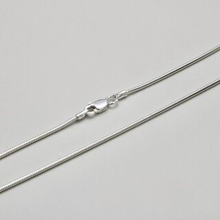 Elegante Schlangenkette 1,2mm aus 925er Silber - Silberkette - Halskette - Sterlingsilber 40cm