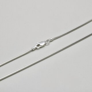 Elegante Schlangenkette 1,2mm aus 925er Silber - Silberkette - Halskette - Sterlingsilber 42cm