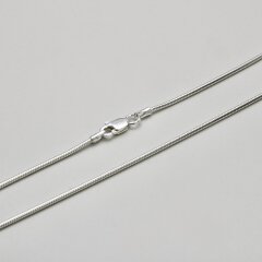 Elegante Schlangenkette 1,2mm aus 925er Silber - Silberkette - Halskette - Sterlingsilber 80cm