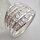 Ring "Spiralen" aus 925er Silber - mattiert und poliert - Fingerring - Sterlingsilber - Größe 56