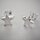 Ohrstecker Stern aus 925er Silber - Ohrringe - Sterlingsilber