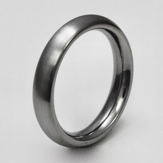 Schlichter Bandring aus Edelstahl - 4 mm - Partnerring - Freundschaftsring - Fingerring - Gre 70