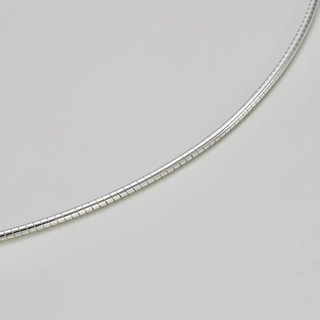 Omegakette aus 925er Silber - 1,3 mm - Halskette - Sterlingsilber - Lnge 38 cm