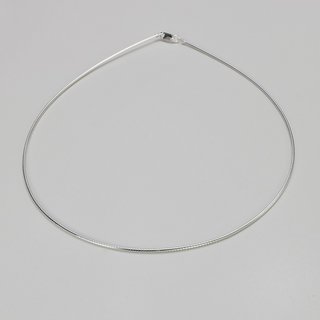 Omegakette aus 925er Silber - 1,3 mm - Halskette - Sterlingsilber - Lnge 45 cm