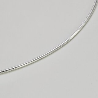 Omegakette aus 925er Silber - 1,3 mm - Halskette - Sterlingsilber - Länge 50 cm