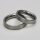 Schlichter Verlobungsring aus mattiertem Edelstahl - 5 mm - Partnerring - Fingerring - Bandring - Größe 65