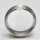 Spannring aus mattiertem Edelstahl mit weißer Zuchtperle - 9 mm - Perlenring - Fingerring - Größe 53