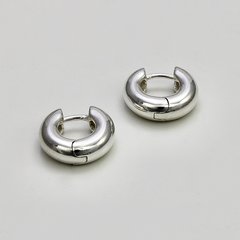 Edle Klappcreolen aus glnzend poliertem 925er Silber -...