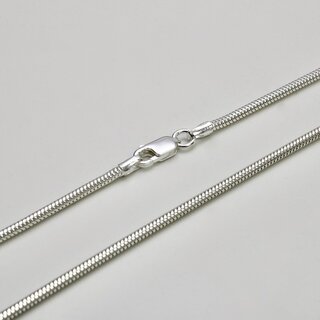Elegante Schlangenkette 1,9 mm aus 925er Silber - Halskette - Sterlingsilber - Lnge 45 cm