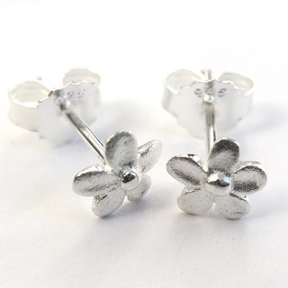 Ohrstecker Kleine Blume aus 925er Silber - Ohrringe - Sterlingsilber