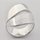 Offener Ring aus mattiertem und polierten 925er Silber - Fingerring - Sterlingsilber - Größen von 52 bis 62