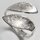 Eleganter offener Ring aus eismattiertem 925er Silber - Fingerring - Sterlinsilber - Größe 64
