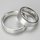 Massiver mattierter unisex Ring 925er Sterlingsilber XXL bis Größe 72