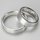 Massiver mattierter unisex Ring 925er Sterlingsilber XXL bis Größe 72 - Größe 64