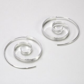 Ohrhänger "große Spirale" Extravaganter Ohrschmuck aus 925er Sterlingsilber