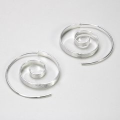 Ohrhnger groe Spirale Extravaganter Ohrschmuck aus...
