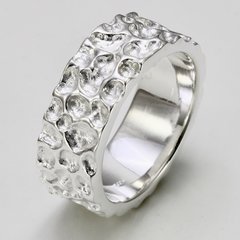 Ring hübsche Wabe aus 925er Silber - Fingerring -...
