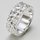 Ring "hübsche Wabe" aus 925er Silber - Fingerring - Sterlingsilber - Größe 60