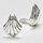 Ohrclips "Muschel Liebe" aus 925er Silberr - Ohrringe - Sterlingsilber