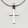 Anhänger kleines Kreuz aus edel poliertem 925er Silber - Kettenanhänger - Sterlingsilber