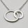Silberkette "Zwei zusammen" 925er Sterlingsilber