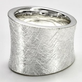 Silberring Ring mit Schwung aus 925er Silber - Fingerring - Sterlingsilber