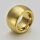 Vergoldeter Edelstahlring – Zeitlose Eleganz in modernem Design - 14mm