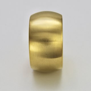 Breiter Ring aus vergoldetem Edelstahl - 14mm - Edelstahlring 58