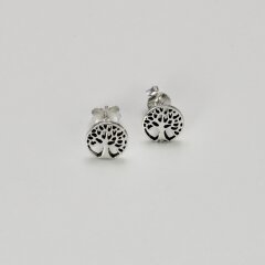Ohrstecker kleiner Weltenbaum aus 925er Silber - Ohrringe - Sterlingsilber