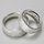 Massiver eismattierter unisex Ring 925er Sterlingsilber XXL bis Größe 72