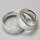 Massiver eismattierter unisex Ring 925er Sterlingsilber XXL - Größe 64