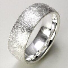 Massiver eismattierter unisex Ring 925er Sterlingsilber XXL bis Größe 72 62