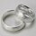 Massiver eismattierter unisex Ring 925er Sterlingsilber XXL bis Größe 72 62