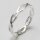 Filigraner Ring aus fein mattiertem 925er Silber - 3,5 mm - Sterlingsilber - Größe 62