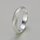 Schmaler Partnerring aus eismattiertem 925er Silber - Sterlingsilber - Größe 68
