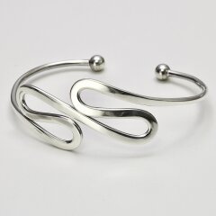 Armspange aus poliertem 925er Silber Armschmuck...