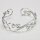 Armspange aus poliertem 925er Silber Armschmuck Sterlingsilber