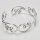Armspange aus poliertem 925er Silber Armschmuck Sterlingsilber
