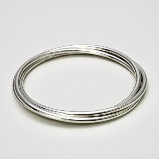 Kleiner dreier Armreif aus poliertem 925er Silber Armschmuck Sterlingsilber