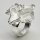Ring "große Blume" aus massivem 925er Silber - ziselierter Fingerring - Sterlingsilber - Größe 64