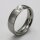 Ring aus Edelstahl mit weißer Zuchtperle - Spannring - Größen 56