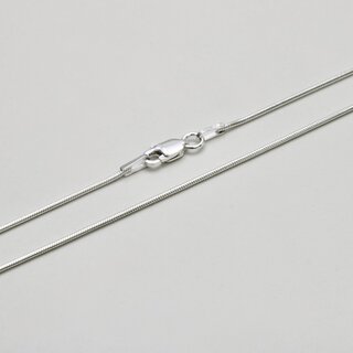 Elegante Schlangenkette 0,95mm aus 925er Silber - Silberkette - Halskette - Sterlingsilber 55cm