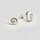 Ohrstecker aus 925er Silber mit Shiva Auge -10  mm -  Ohrschmuck - Sterlingsilber - Operculum