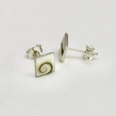 Ohrstecker aus 925er Silber mit Shiva Auge - 7 x 7  mm -...