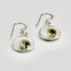 Ohrhänger aus 925er Silber mit Shiva Auge - 12  mm -...